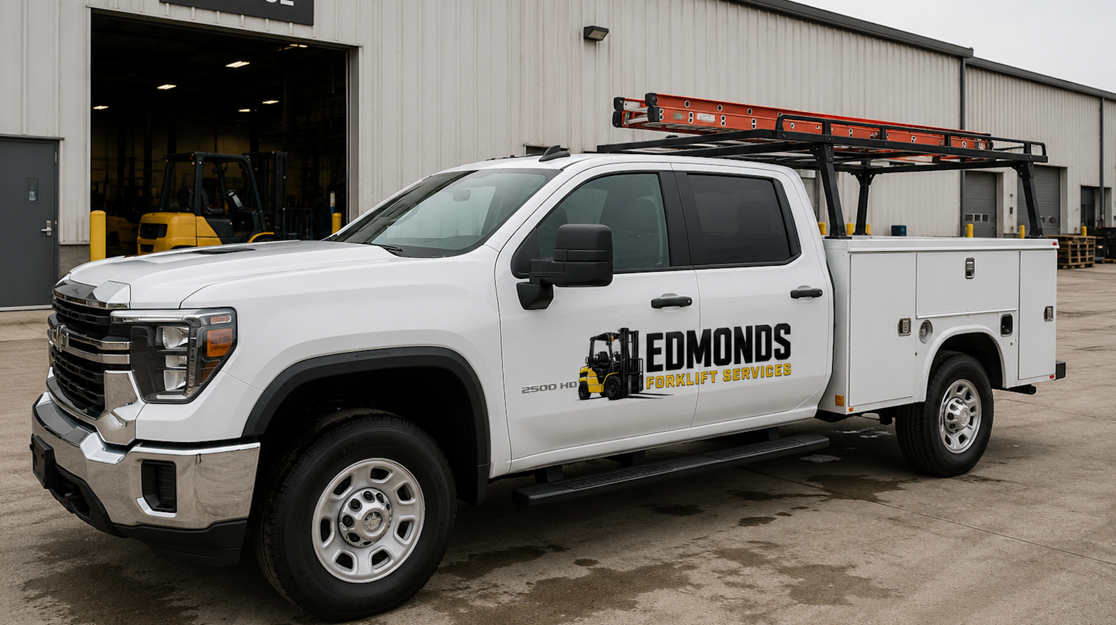 Edmonds Forklift Services Company Truck