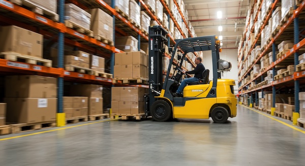 Battery Change for Forklift